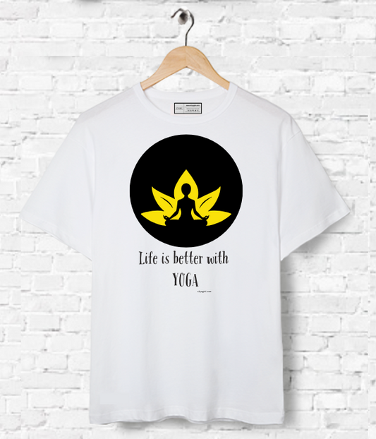 Life is better with Yoga T-shirt