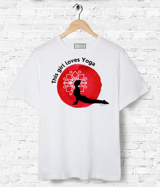 This Girl Loves Yoga T-shirt