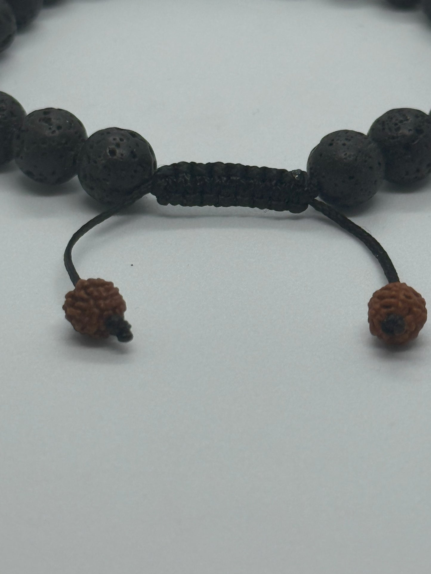 Lava Silver Trim Men's Bracelet
