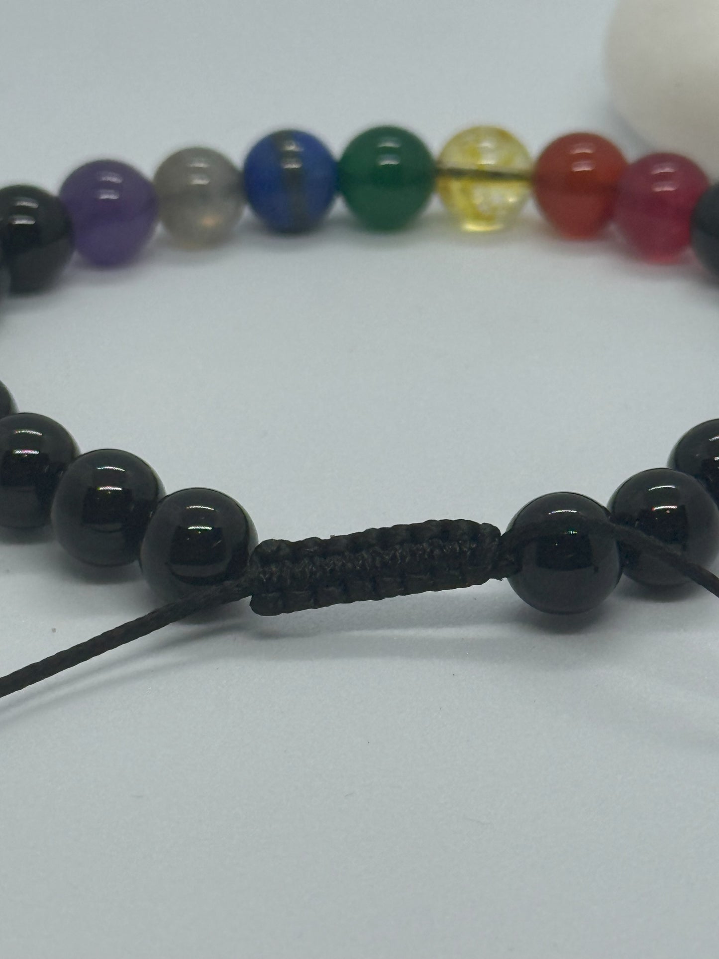 Onyx Energised Seven Chakra Bracelet
