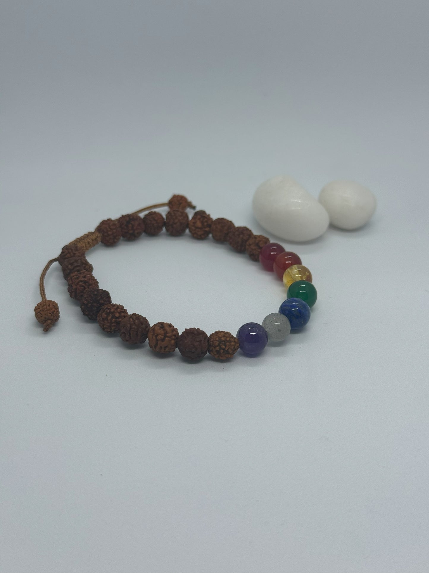 Rudraksha Energised Seven Chakra Bracelet