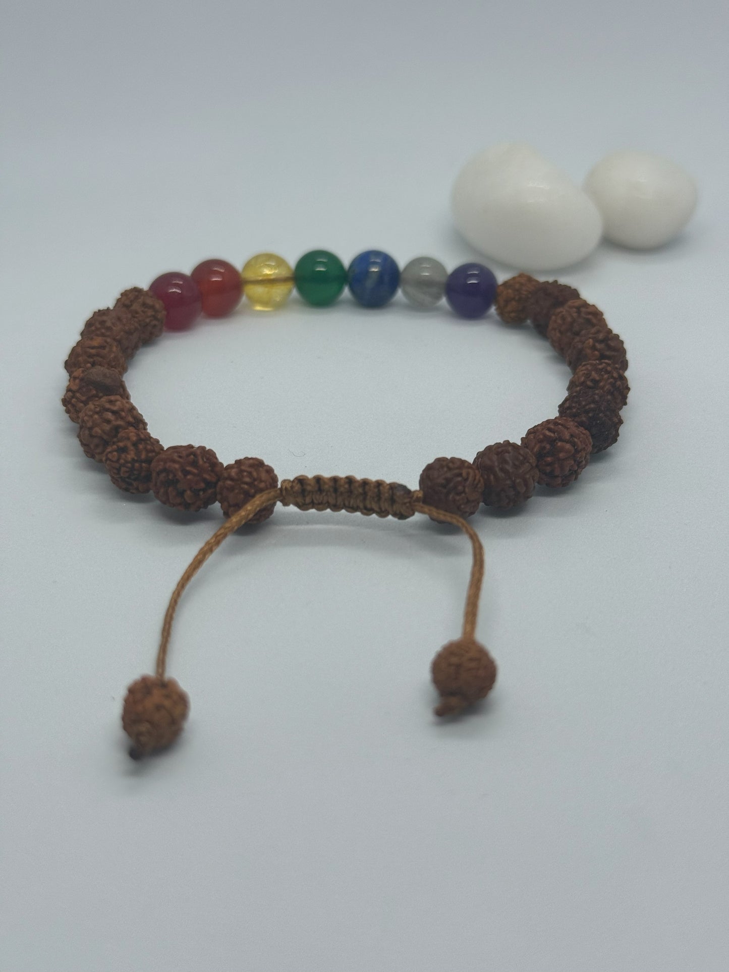 Rudraksha Energised Seven Chakra Bracelet
