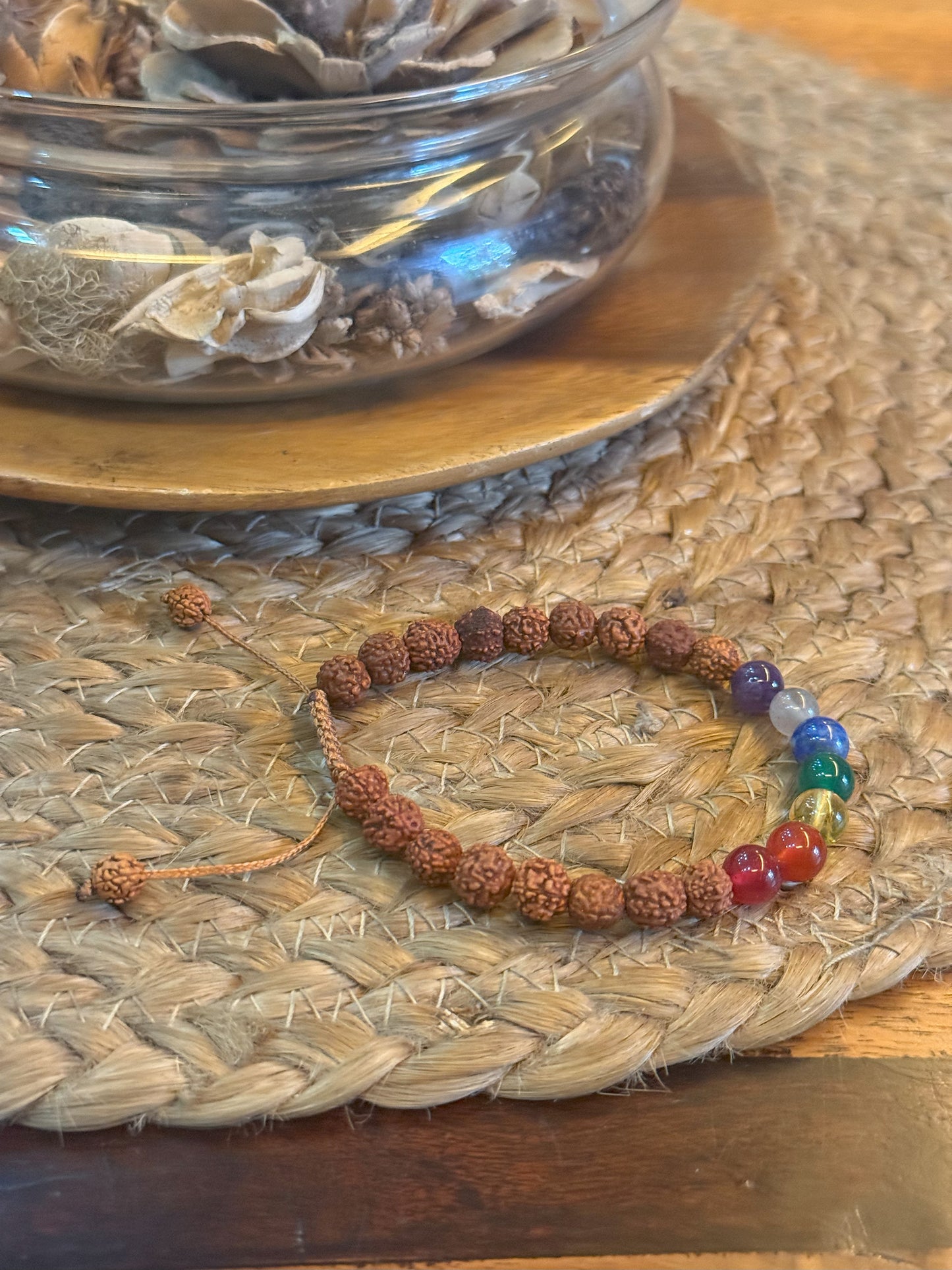 Rudraksha Energised Seven Chakra Bracelet