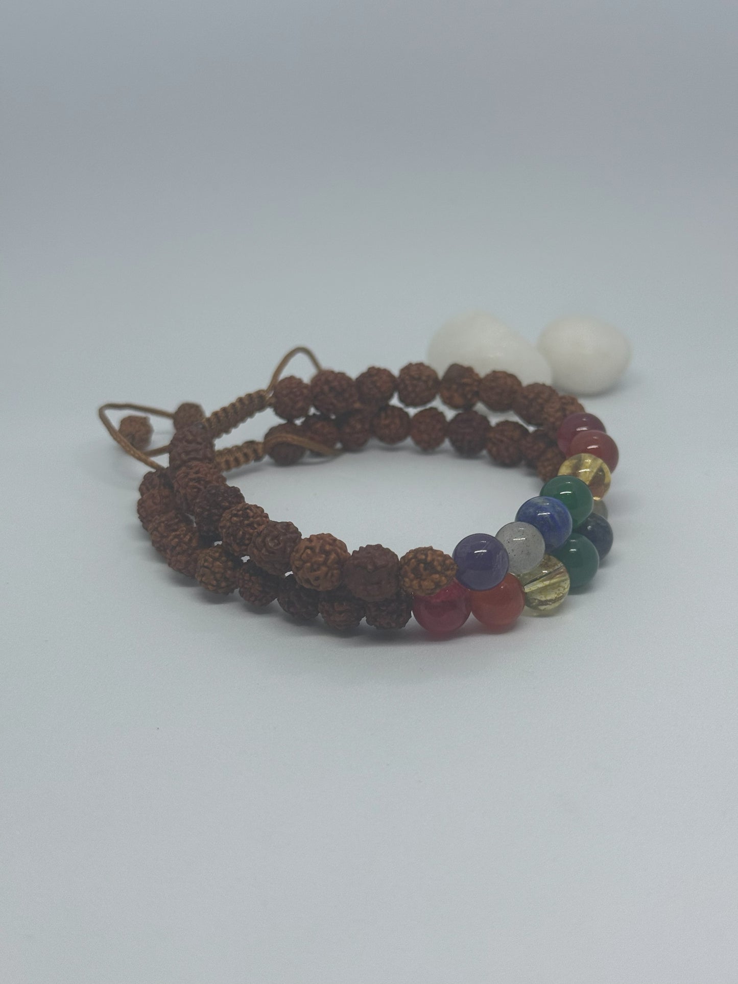 Rudraksha Energised Seven Chakra Bracelet