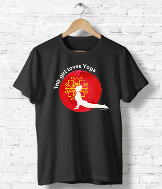 This Girl Loves Yoga T-shirt